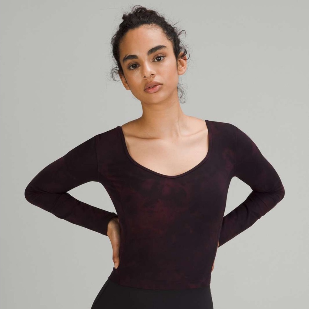Lululemon cropped long sleeve